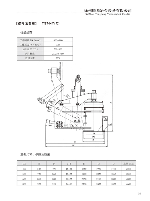 煤氣放散閥